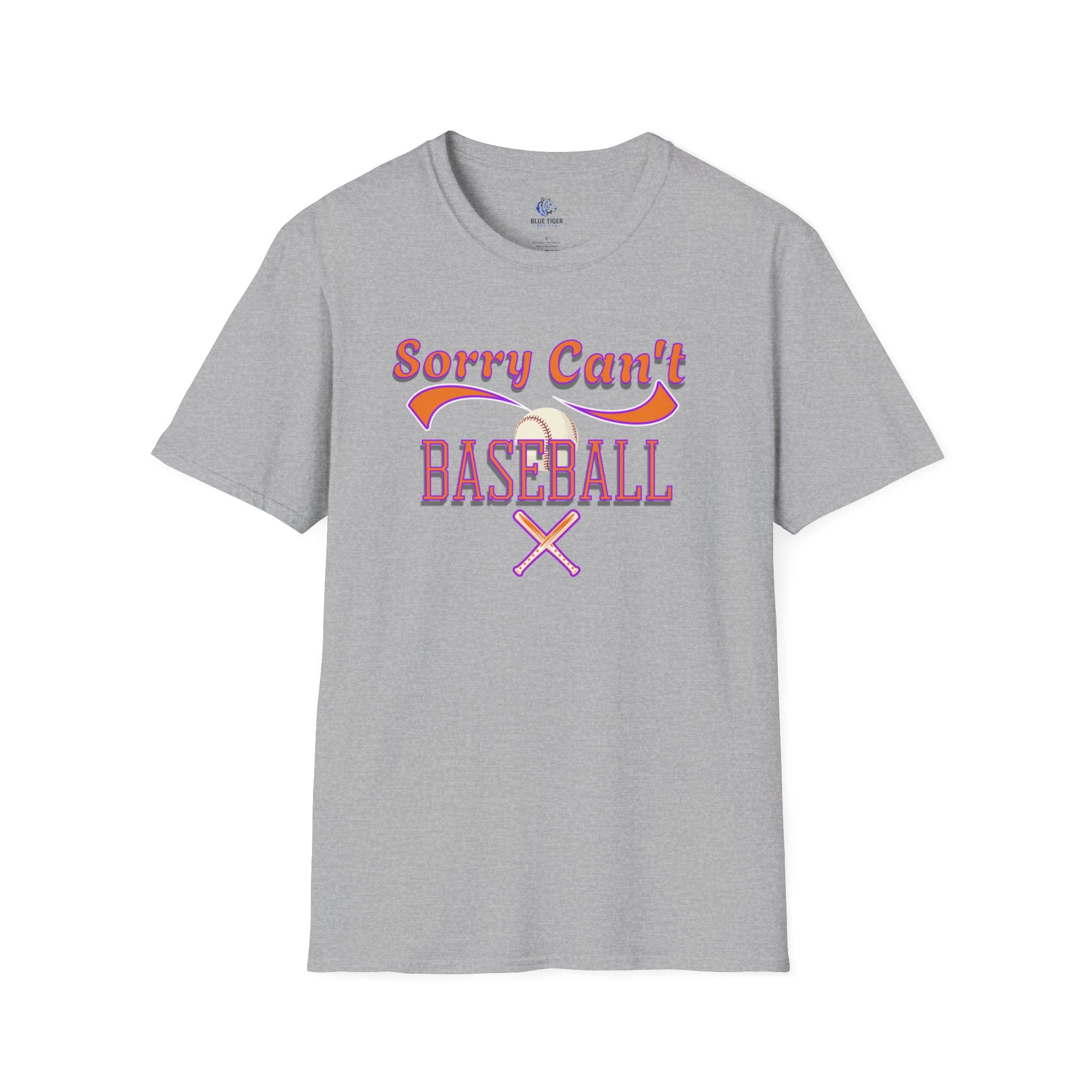 Sorry Can't, Baseball T-Shirt — Funny Baseball Lover Tee
