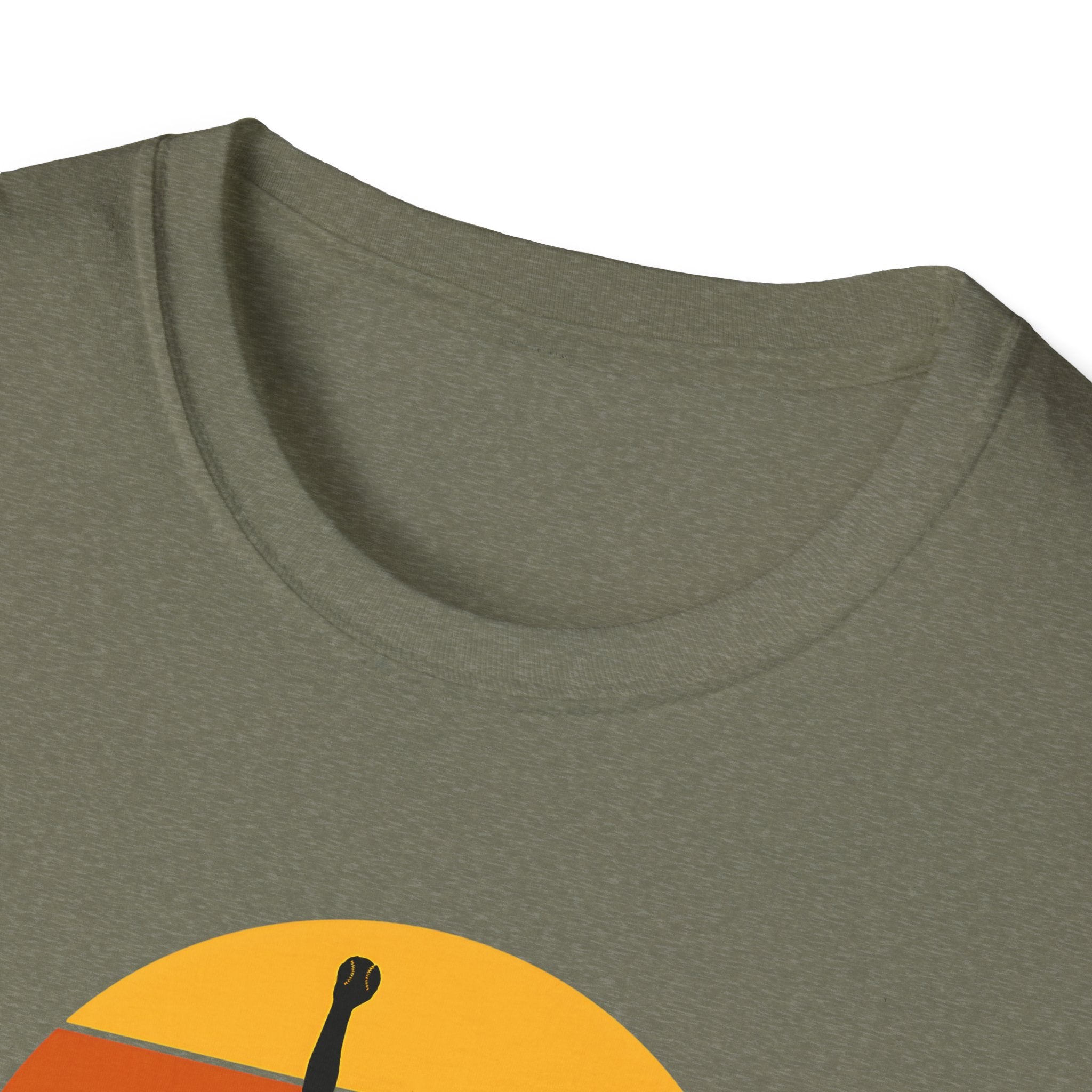 Diamond Days Softball T-Shirt — Vintage Sunset Pitcher Tee