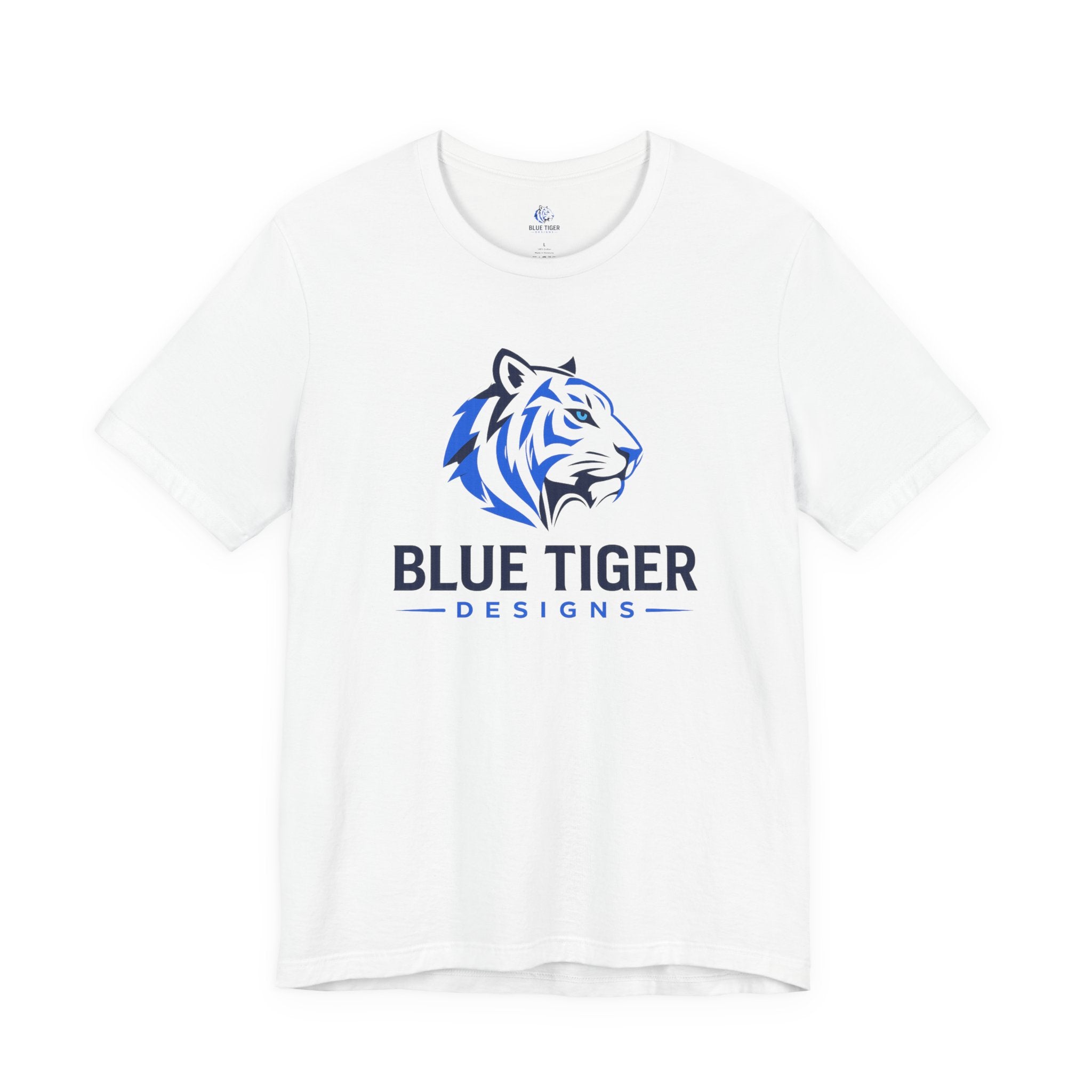 Blue Tiger Logo T-Shirt — 'Blue Tiger Designs' Graphic Tee