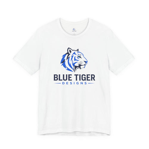 Blue Tiger Logo T-Shirt — 'Blue Tiger Designs' Graphic Tee