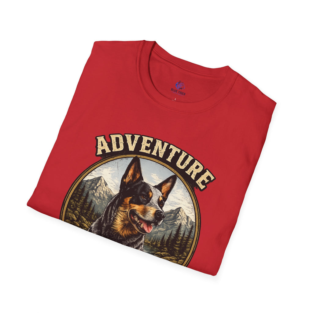 Adventure Is Better With A Heeler T-Shirt — Australian Cattle Dog Graphic Tee