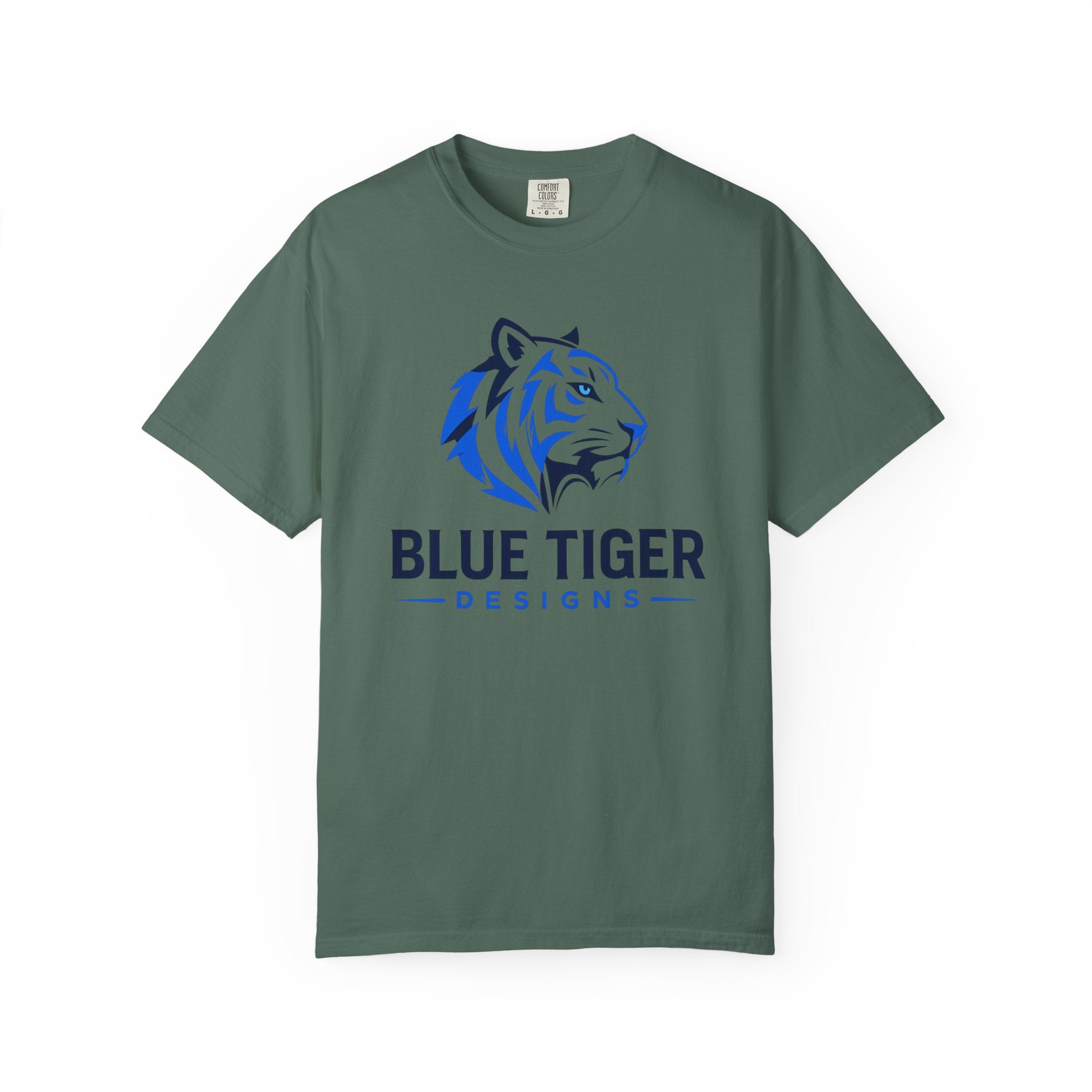 Blue Tiger Logo T-Shirt