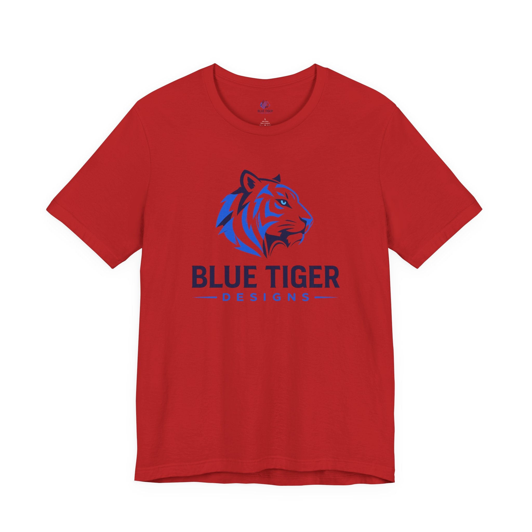 Blue Tiger Logo T-Shirt — 'Blue Tiger Designs' Graphic Tee