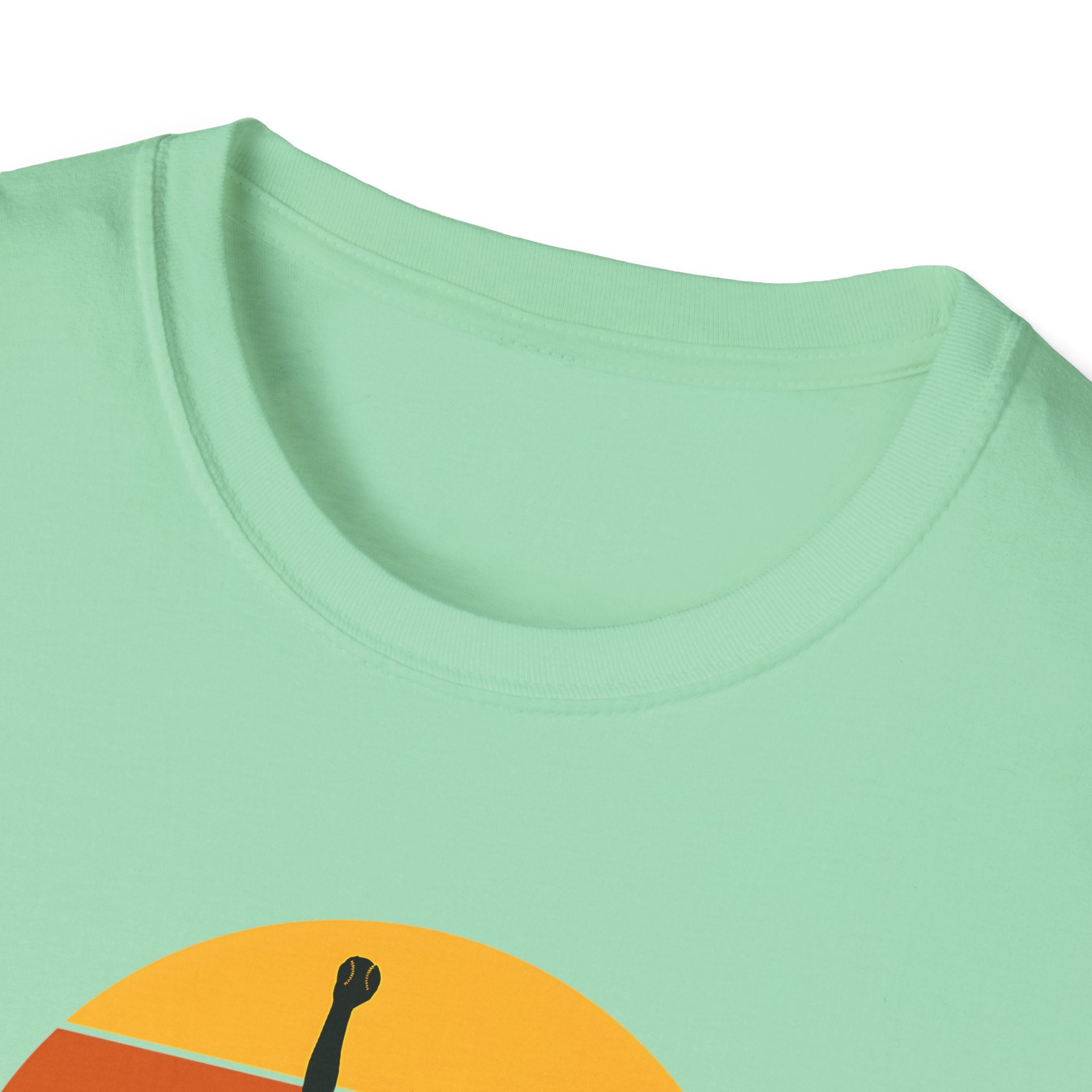 Diamond Days Softball T-Shirt — Vintage Sunset Pitcher Tee