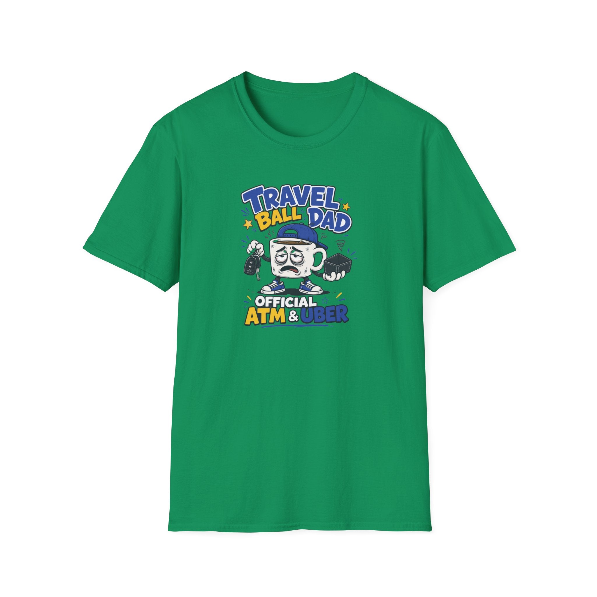 Travel Ball Dad T-Shirt — “Official ATM & Uber” Baseball Dad Gift