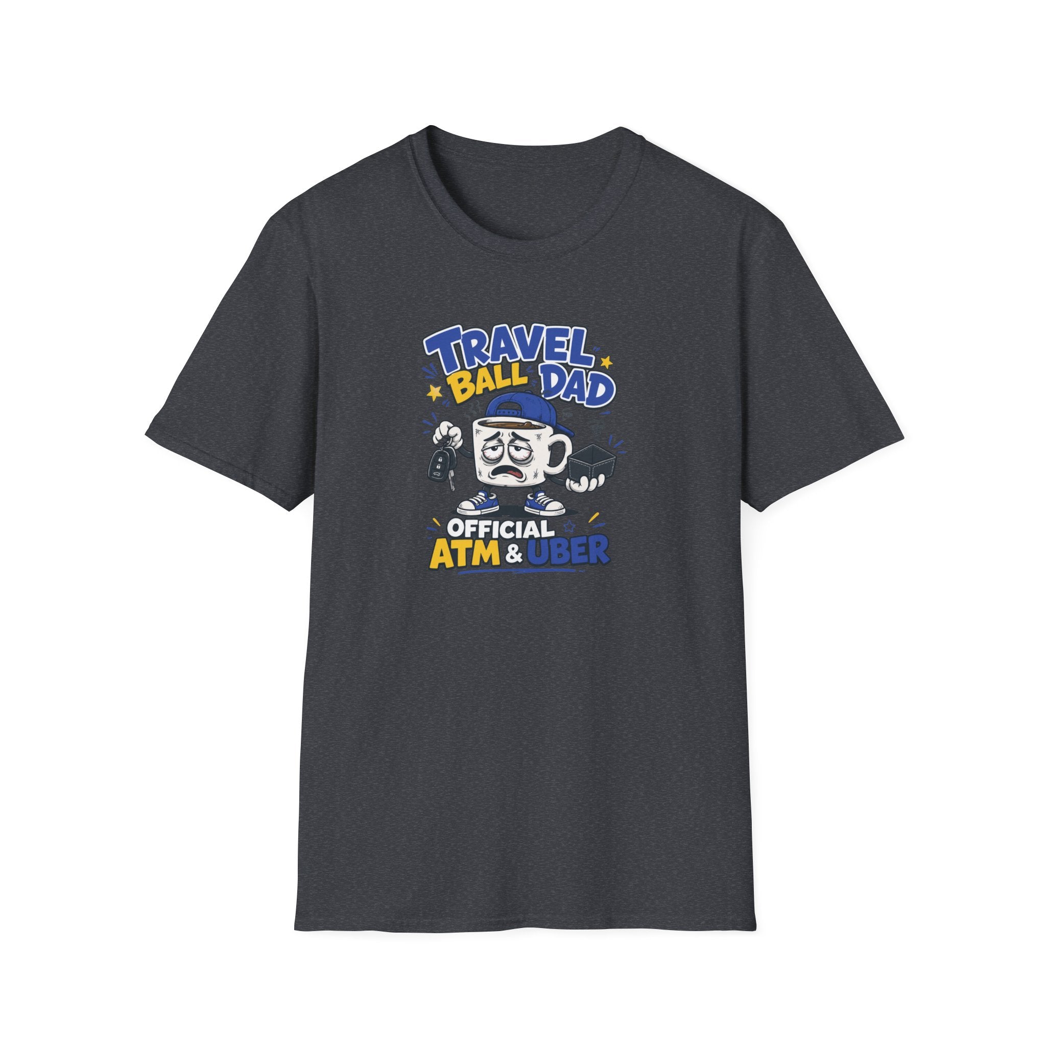 Travel Ball Dad T-Shirt — “Official ATM & Uber” Baseball Dad Gift