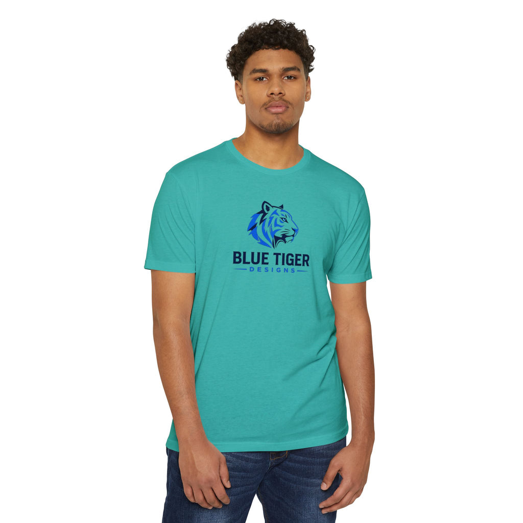 Blue Tiger Logo T-Shirt