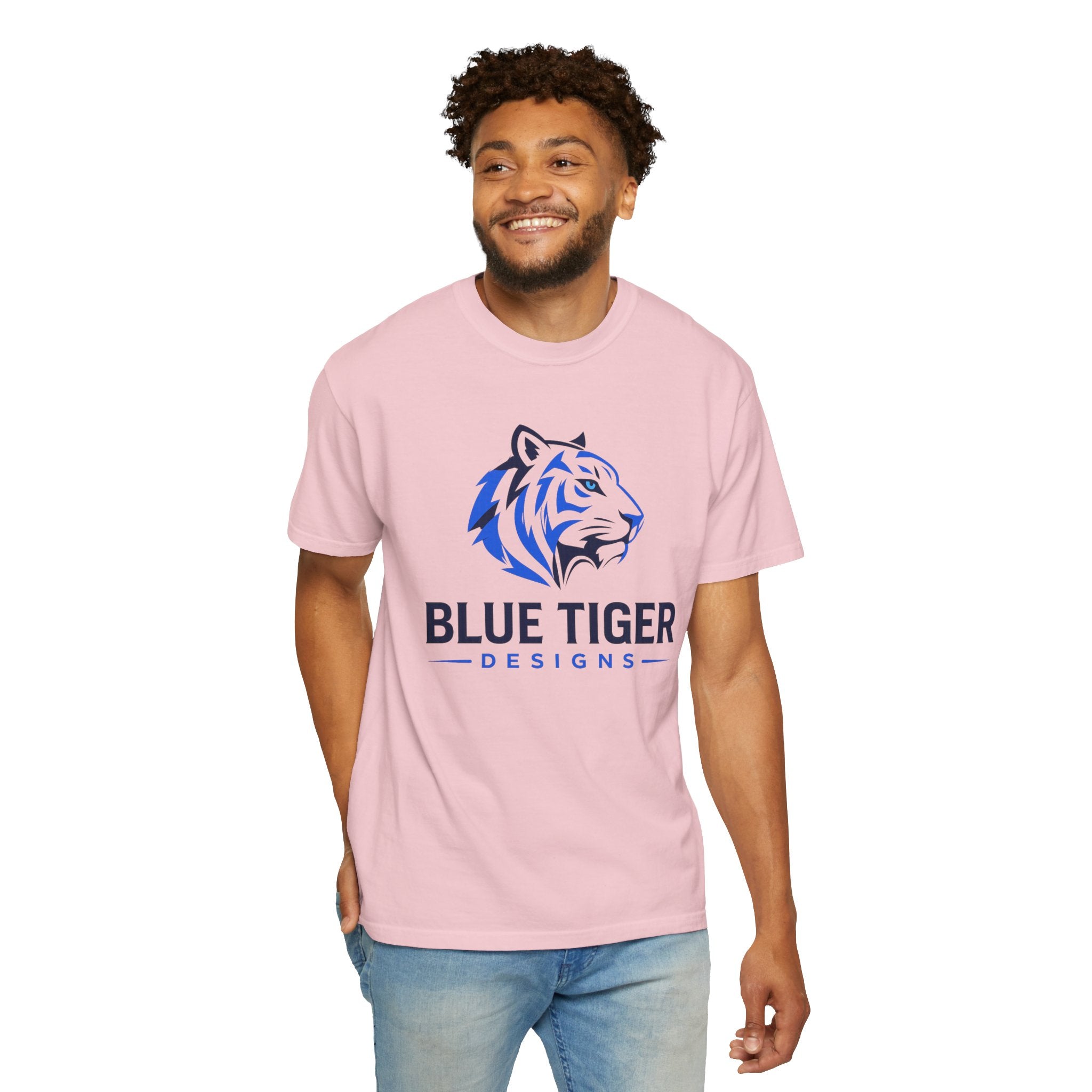Blue Tiger Logo T-Shirt