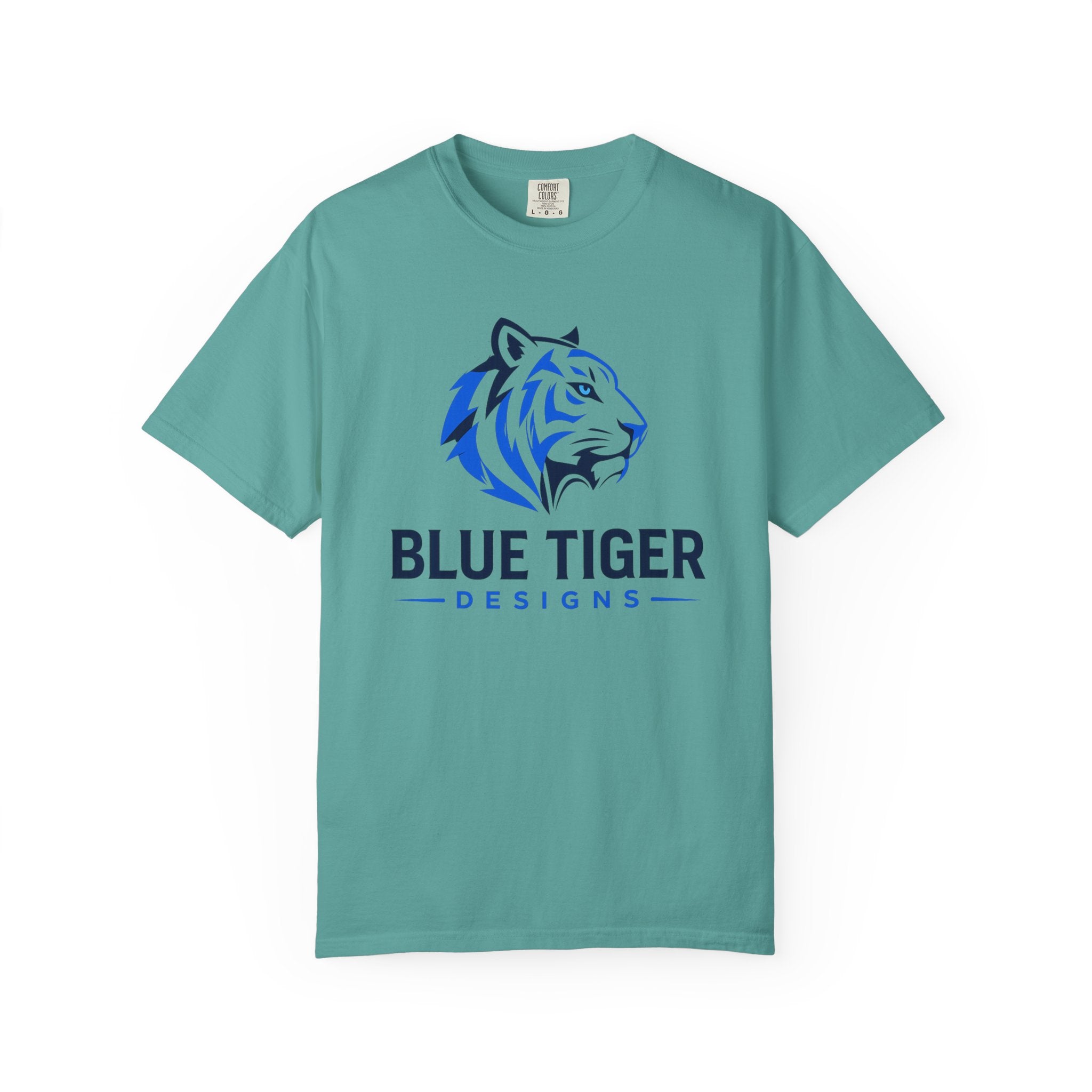 Blue Tiger Logo T-Shirt