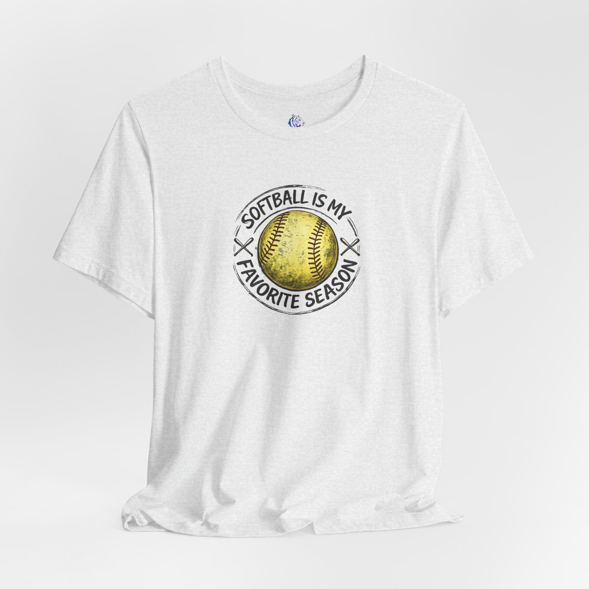 Softball Is My Favorite Season Tee – Graphic Softball T-Shirt for Players & Fans