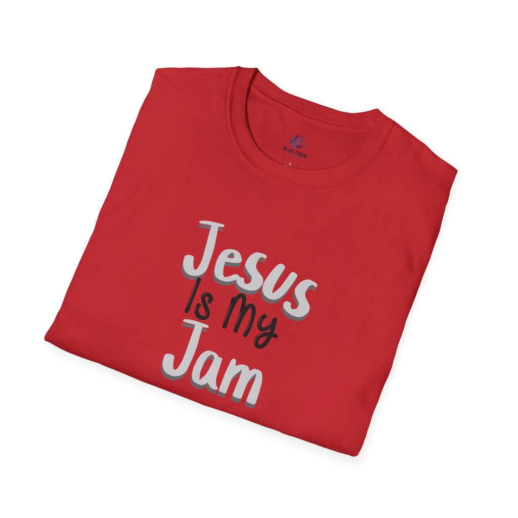 Jesus Is My Jam T-Shirt — Christian Faith Graphic Tee for Men & Women