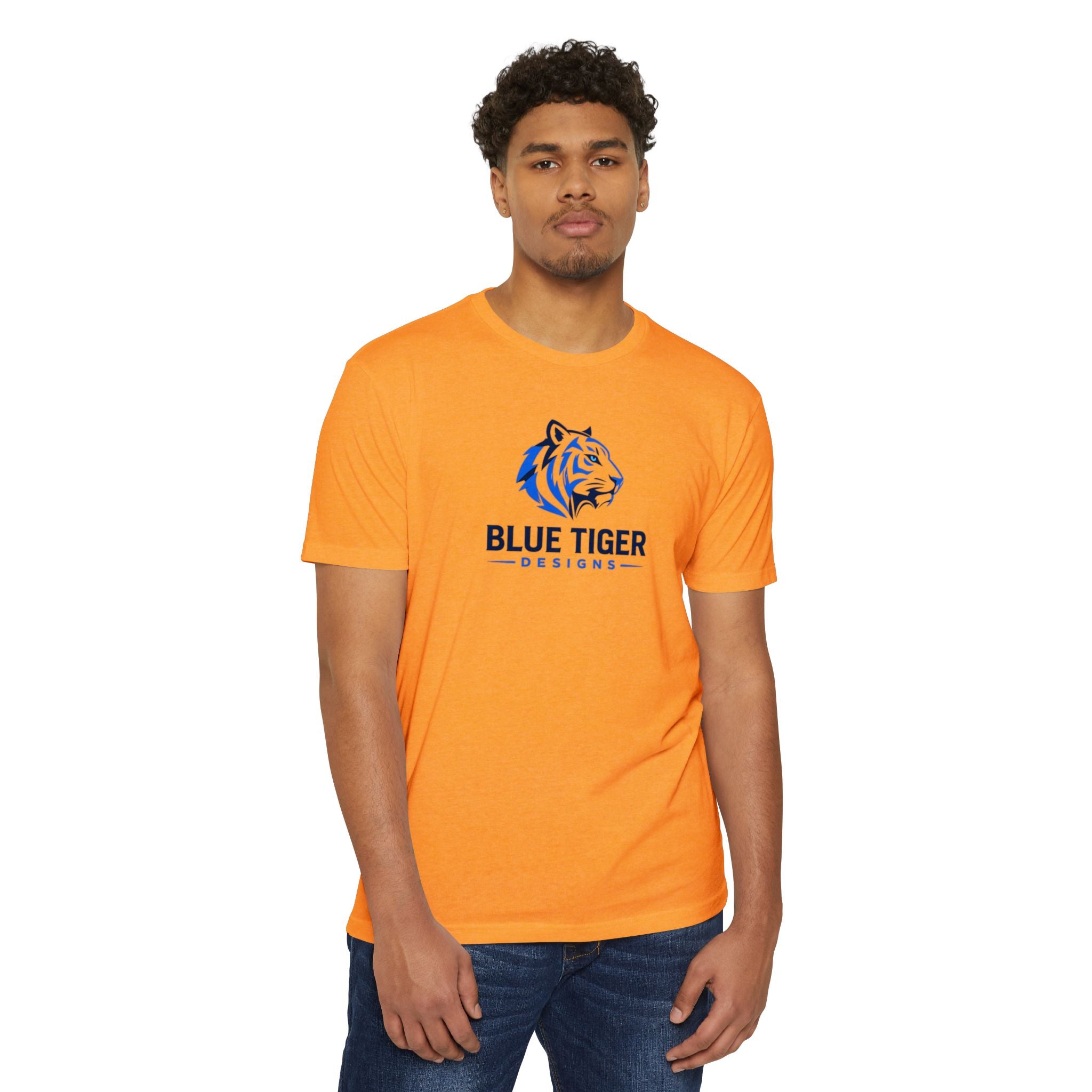 Blue Tiger Logo T-Shirt