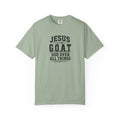 Christian T-Shirt — "Jesus is the G.O.A.T. (God Over All Things)" Graphic Tee
