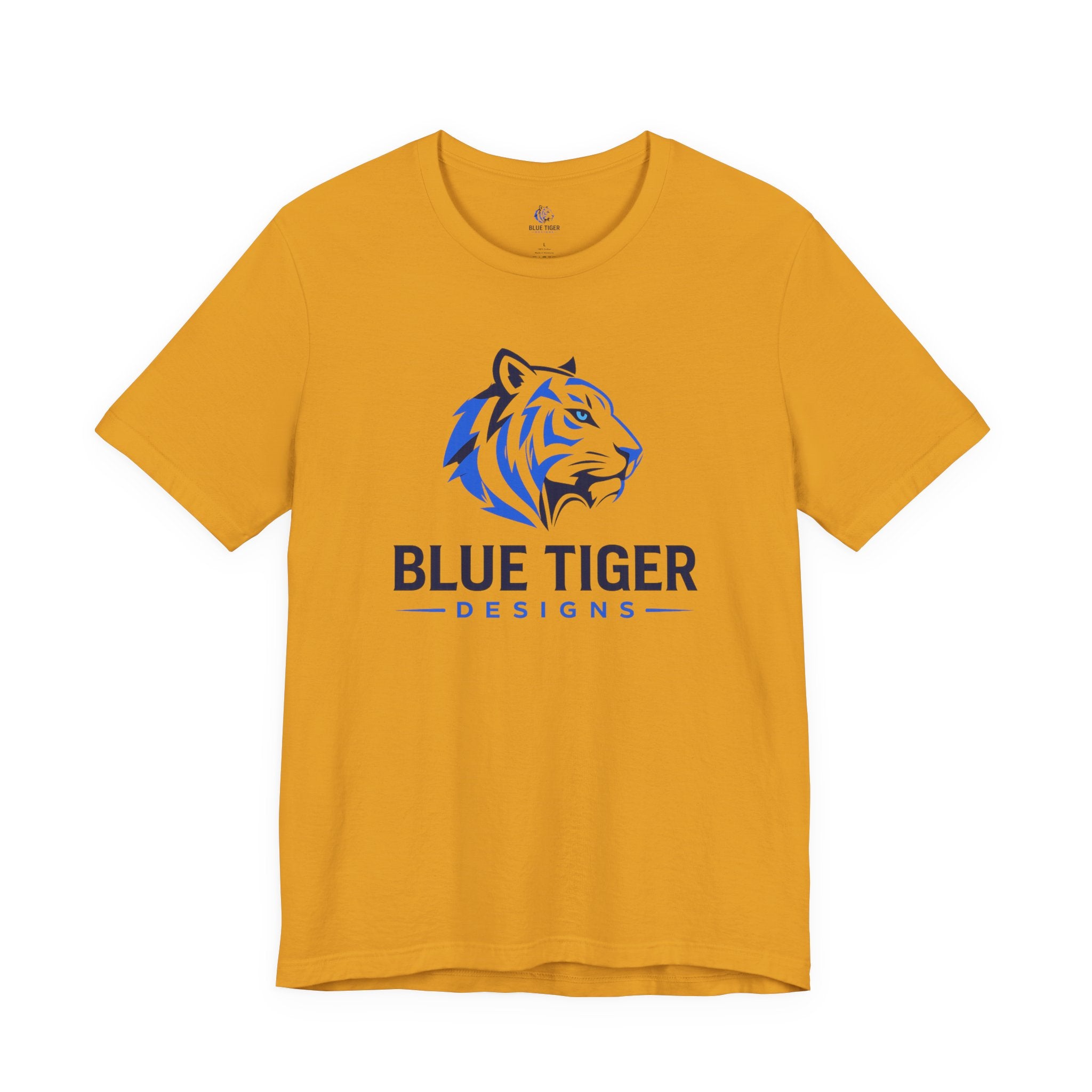 Blue Tiger Logo T-Shirt — 'Blue Tiger Designs' Graphic Tee