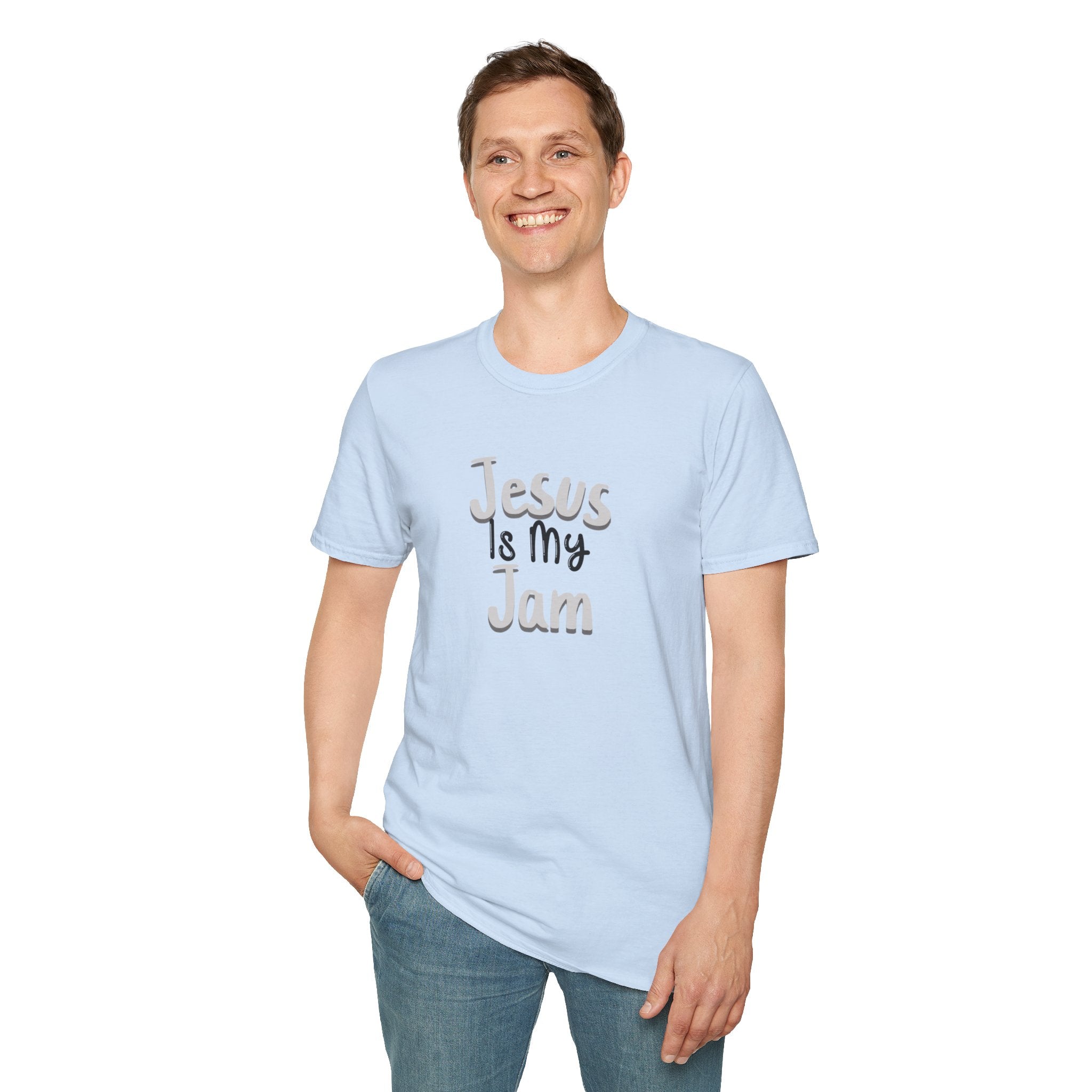 Jesus Is My Jam T-Shirt — Christian Faith Graphic Tee for Men & Women