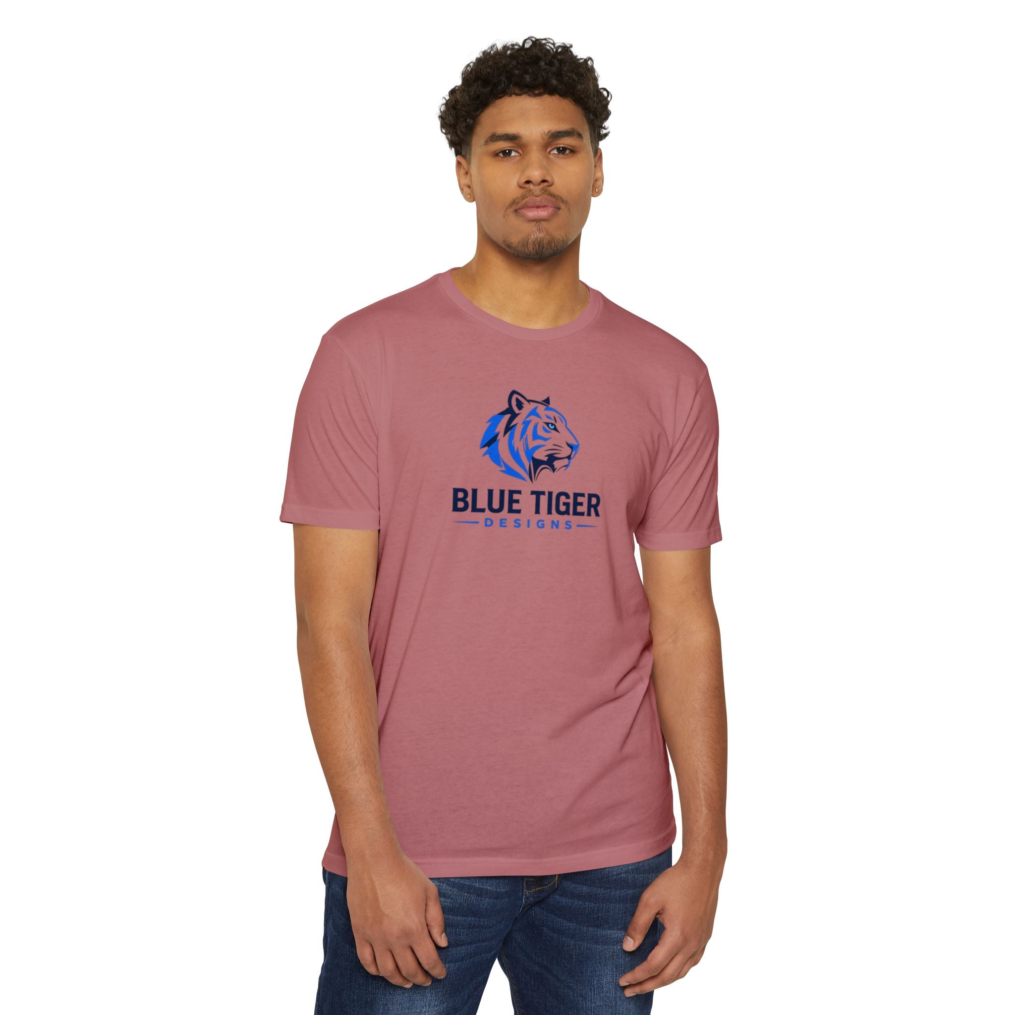 Blue Tiger Logo T-Shirt