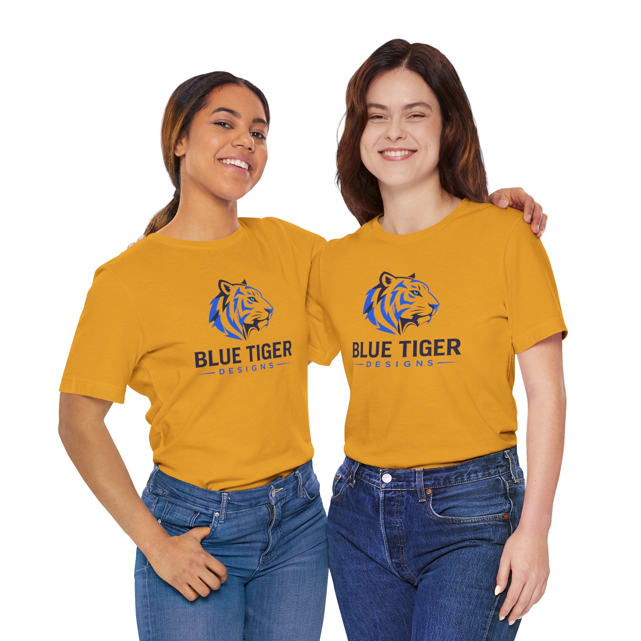 Blue Tiger Logo T-Shirt — 'Blue Tiger Designs' Graphic Tee