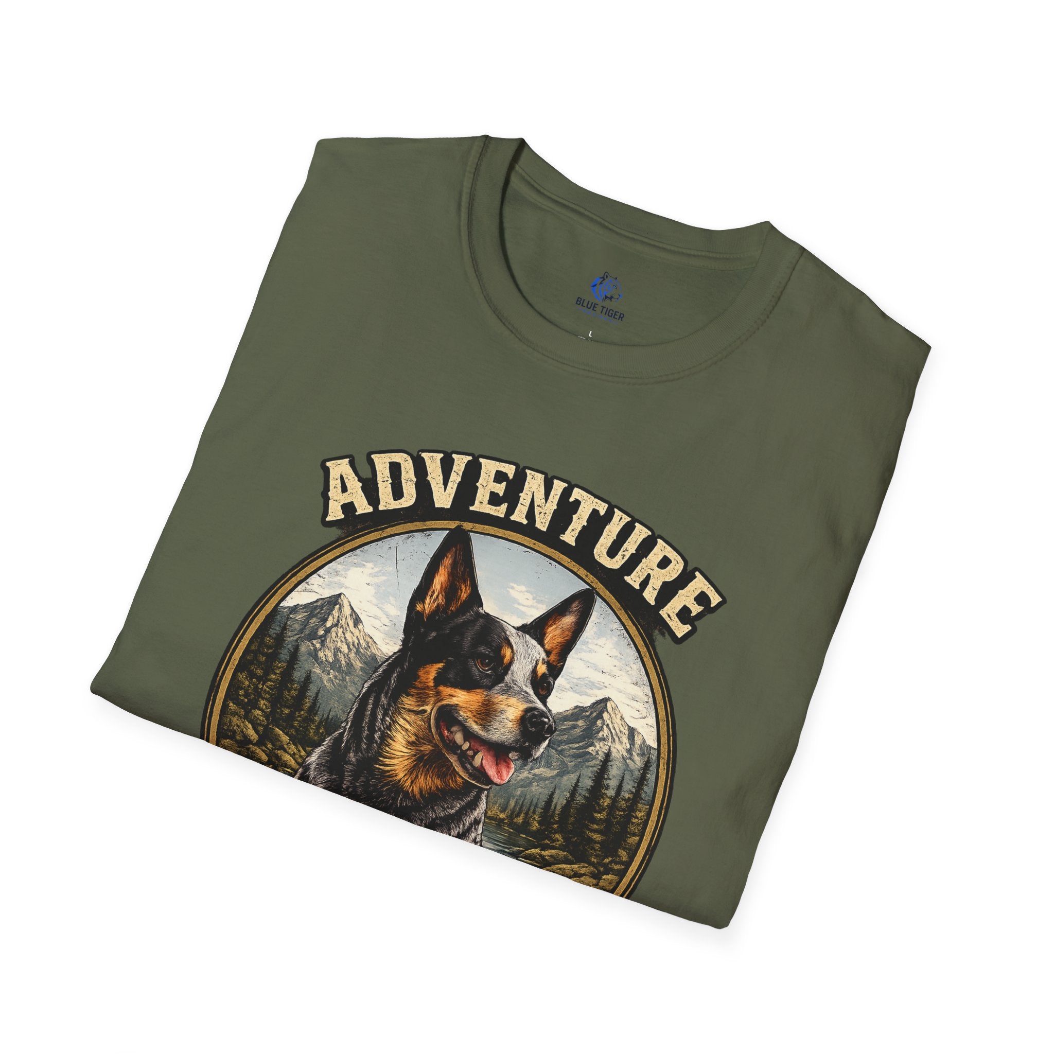 Adventure Is Better With A Heeler T-Shirt — Australian Cattle Dog Graphic Tee